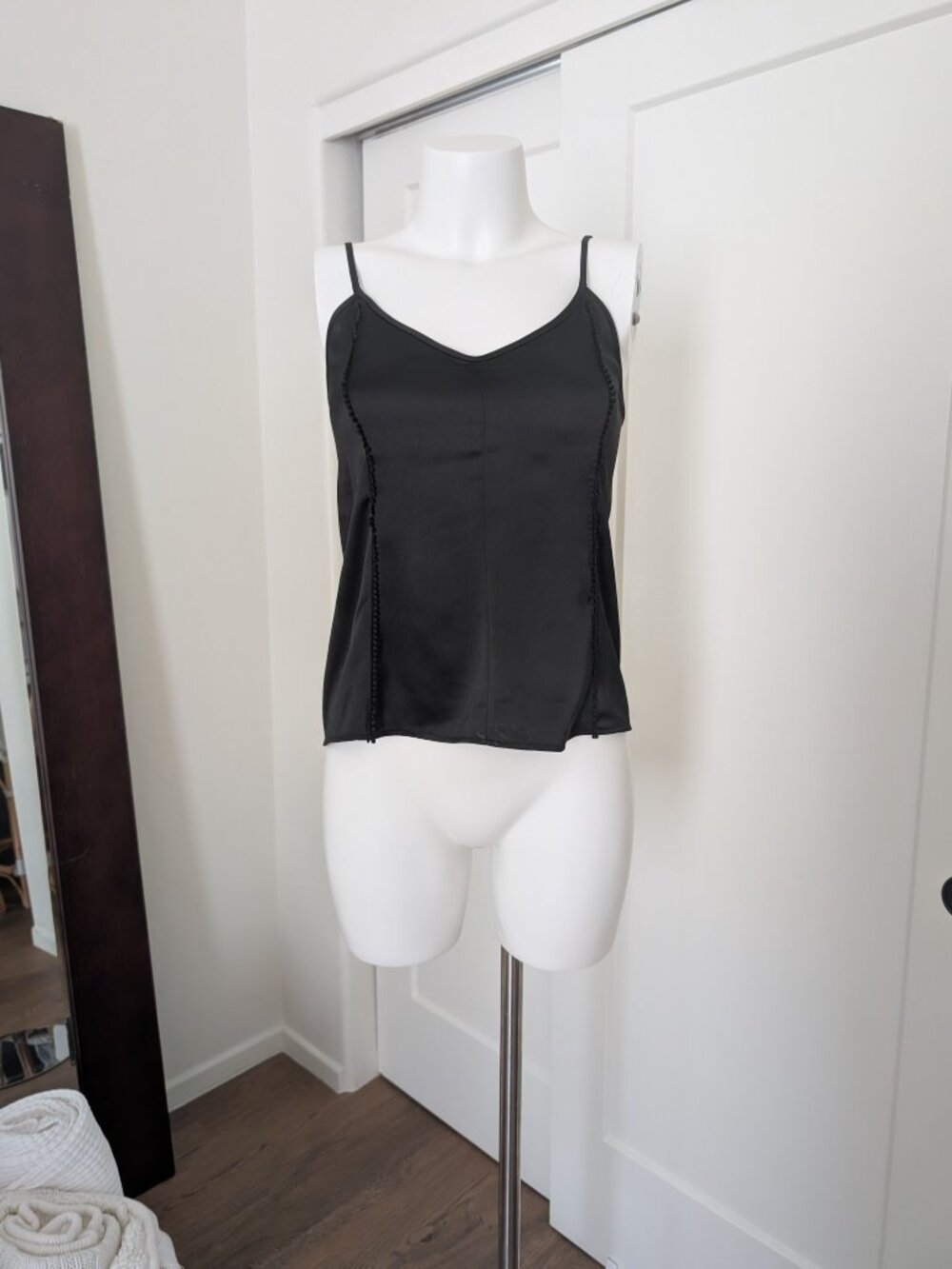 Stine Goya Black Silky Tank Top - Great Condition - Small/Extra Small